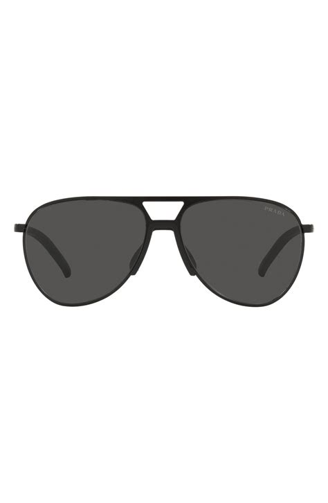 prada 59mm pilot sunglasses|Prada 59mm Aviator Sunglasses .